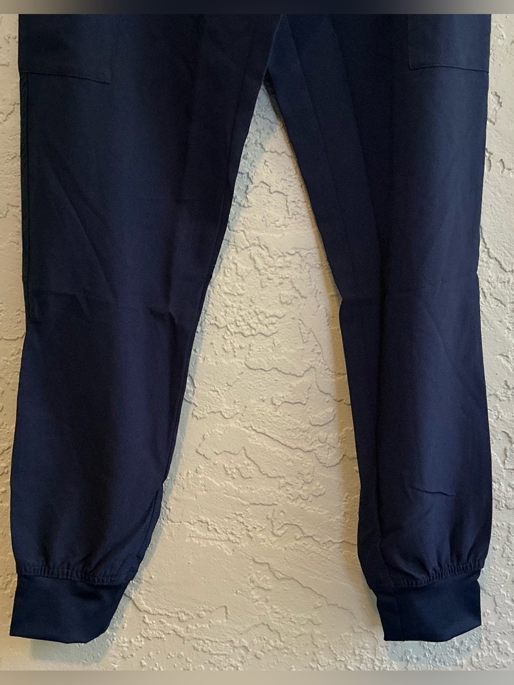 Med Couture Maternity Navy Blue Jogger Scrub Bottoms - Picture 3 of 10